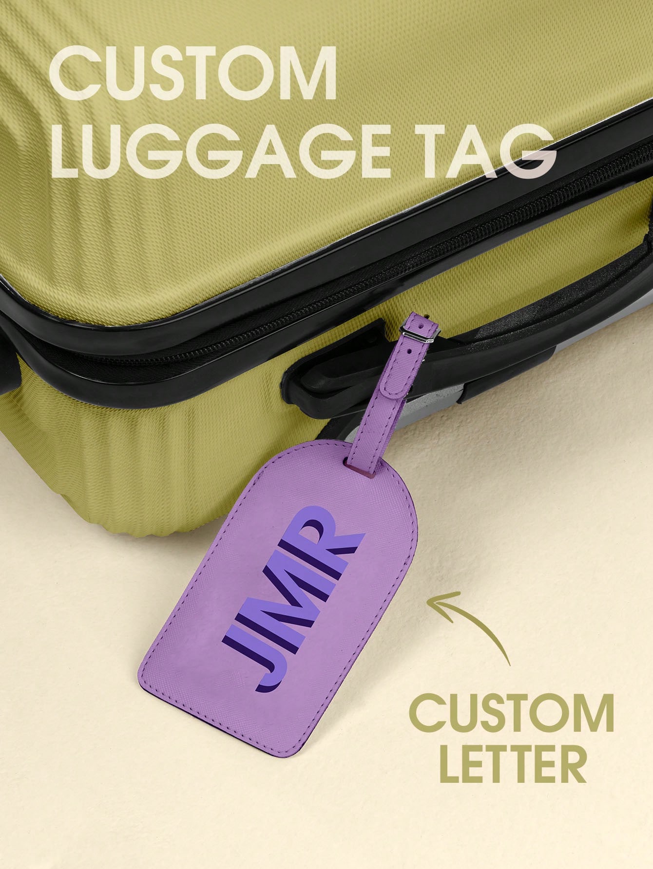 Travel Accessories Baby - Personalizowana zawieszka do bagażu z inicjałem,