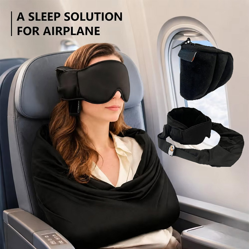 Travel Accessories Long Flight - Uniwersalny system wspomagający sen w samolocie,